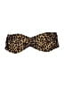 Jonathan Simkhai Animal Print Brown Swimsuit Top Size M - photo 1