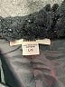 Amp 100% Polyester Black Faux Fur Jacket Size L - photo 6