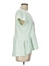 Elegantees Green Short Sleeve Blouse Size L - photo 4