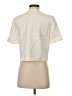 Zara 100% Acetate Ivory Short Sleeve Blouse Size S - photo 2