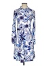 Whimsy Rose 100% Polyester Print Blue Casual Dress Size XS - photo 1