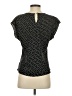 Express Polka Dots Black Short Sleeve Blouse Size S - photo 2