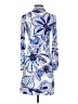 Whimsy Rose 100% Polyester Print Blue Casual Dress Size XS - photo 2