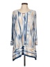 Ruby Rd. Blue 3/4 Sleeve Blouse Size L - photo 1