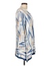 Ruby Rd. Blue 3/4 Sleeve Blouse Size L - photo 4
