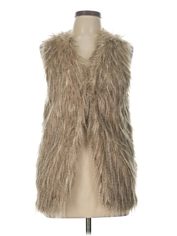 Sebby Collection Faux Fur Vest (view 1)