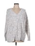 Torrid 100% Polyester Silver Pullover Sweater Size L - photo 1