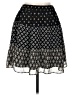 Ann Taylor LOFT 100% Polyester Paisley Black Casual Skirt Size M - photo 1
