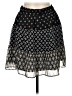 Ann Taylor LOFT 100% Polyester Paisley Black Casual Skirt Size M - photo 2