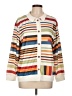 Unbranded 100% Polyester Color Block Ivory Long Sleeve Blouse Size L - photo 1