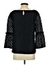 rsvp by TALBOTS 100% Polyester Black 3/4 Sleeve Blouse Size S - photo 2