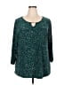 Croft & Barrow Teal 3/4 Sleeve Blouse Size 2X - photo 1