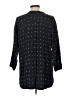 Purejill Polka Dots Black 3/4 Sleeve Blouse Size L - photo 2