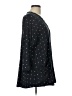 Purejill Polka Dots Black 3/4 Sleeve Blouse Size L - photo 4