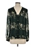 Ted Baker London Green Long Sleeve Blouse Size 4 (1) - photo 1