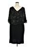 JM Studio Black Cocktail Dress Size 18W - photo 2