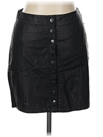 Free People Faux Leather Skirt (view 1)