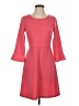 Maison Jules Solid Pink Casual Dress Size S - photo 1