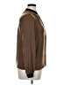 Zara Basic 100% Polyester Brown Long Sleeve Blouse Size XL - photo 4