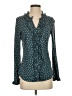 Boden Polka Dots Teal Long Sleeve Blouse Size 4 - photo 1