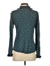 Boden Polka Dots Teal Long Sleeve Blouse Size 4 - photo 2