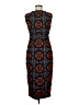 Boden 100% Polyester Graphic Blue Cocktail Dress Size 6 - photo 2