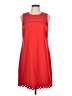 J.Crew Red Casual Dress Size 10 - photo 1