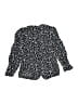 Petite Sophisticate Blue Long Sleeve Blouse Size S (estimated) - photo 2