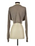 Shein 100% Polyester Tan Long Sleeve T-Shirt Size 2 - photo 2