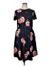 Hazel Blues Floral Blue Casual Dress Size 1X - photo 1