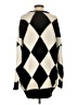 MNG Argyle Black Pullover Sweater Size S - photo 2