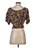 Unbranded Animal Print Brown Short Sleeve T-Shirt Size S (estimated) - photo 2