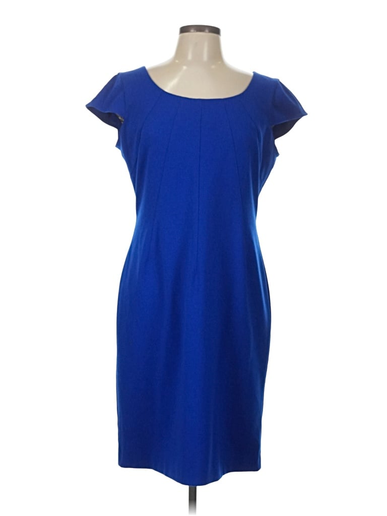 Pre-owned Tahari By Asl Casual Dress In Blue