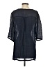 Unbranded Blue 3/4 Sleeve Blouse Size 4 - photo 2