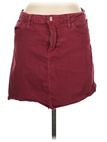 Just Black Denim Skirt (view 1)