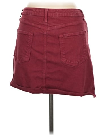 Just Black Denim Skirt (view 2)