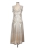 Kensie Metallic Silver Cocktail Dress Size 10 - photo 1