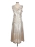 Kensie Metallic Silver Cocktail Dress Size 10 - photo 2