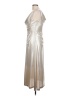 Kensie Metallic Silver Cocktail Dress Size 10 - photo 5