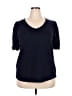 Talbots Blue Short Sleeve Top Size 2X - photo 1