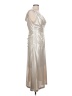 Kensie Metallic Silver Cocktail Dress Size 10 - photo 4