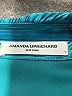 Amanda Uprichard 100% Polyester Metallic Teal Jumpsuit Size S - photo 4