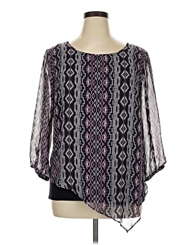 New Directions 3/4 Sleeve Blouse (view 1)