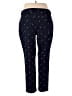 Talbots Polka Dots Blue Jeggings Size 16w - photo 2