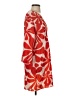 Unbranded Print Orange Casual Dress Size S - photo 4