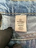 H&M 100% Cotton Hearts Blue Jeans Size 6 - photo 5