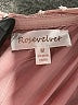 Rose Velvet 100% Polyester Pink Romper Size M - photo 4