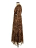 Sofia Jeans by Sofia Vergara 100% Polyester Animal Print Brown Casual Dress Size S - photo 5