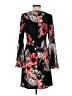 MSK Floral Black Casual Dress Size S - photo 2