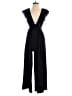 Free People Solid Black Jumpsuit Size 2 - photo 1